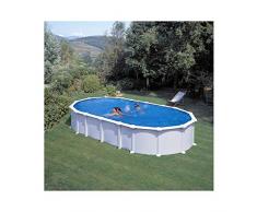 Piscina dream pool haiti acciaio bianco 7,30 x 3,75 x 1,32m KITPROV7388