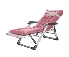 Lettini Prendisole Pieghevoli Lettini Prendisole Rilassanti Poltrone Reclinabili con Cuscini per Bambino Adulto In Giardino O In Ufficio | Sedie a Sdraio Lettino Reclinabile