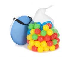 TecTake Tenda per bambini Tenda giocattolo + 100 palline colorate BLU