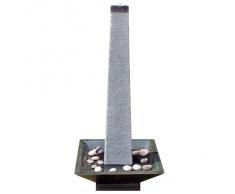 FONTANA IN POLIRESINA DECORATIVA PER ARREDO ESTERNO GIARDINO TOTEM STONE