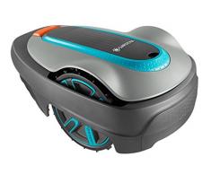 Gardena 15001-20 Robot Tagliaerba Sileno City, fino a 250 m², Altezza di Taglio 20-50 mm, Display LCD, Protezione Antifurto