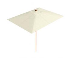 Ombrellone da Giardino 3x4 Professionale a Palo Centrale in Legno. Ombrellone Antivento con Telo Idrorepellente 100% Acrilico. Stecche intercambiabili