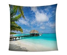 CJSZSD Coperta di Lusso Padiglione Blu e Acqua Set di Biancheria da Letto Cavalcare o Morire Coperta d Letto in Flanella Leggero Coperta per Letto e Divano 70x100cm