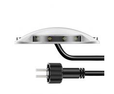 ledscom.de Lampada da terra a LED Bunda, 2 lampade, per esterni, passabile, bianco freddo