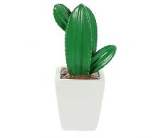 DOITOOL Cactus Statua Statuetta Resina Pianta Artificiale Scultura Moderna Home Office Scrivania Tavolo Simulazione Piante Decorazione Verde