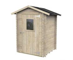 Mondo Viro Casetta in legno da giardino prefabbricata Hobby (cm 146x146x200H)