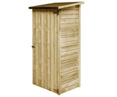 vidaXL Legno di Pino Impregnato Capanno Attrezzi Giardino Casetta Strumenti