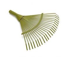 BFG Rastrello A Ventaglio In Metallo Da Montare Sul Manico Rastrello Foglie Cadute Erba Falciata Ciottoli Altri Tipi di Rifiuti Lavorare In Giardino Molto Durevole Resistente Allusura