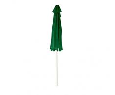 Mediawave Store Ombrellone a semicerchio a Parete da Balcone Giardino 331774 ONSHORE 160X100 cm (Verde)
