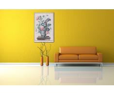 Printed Paintings Stampa su Tela (40x60cm): Louis Marin Bonnet - Mazzo di Rose, Larkspur e convol