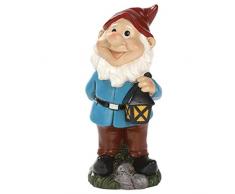 Garden Gnome Fata Mini Lantern Gnome Figure Statua miniatura giardino della resina Fata nano ornamento Outdoor