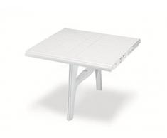 Ideapiu PROLUNGA per Tavolo in PLASTICA Bianco, Tavolo ALLUNGABILE, Tavolo per Giardino, Tavolo Bianco per Esterno, Tavolo Mis. 3 Metri, President 3000 ALLUNGABILE Prolunga 100x95