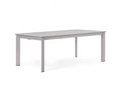 Decorspace Tavolo allungabile telescopico Konnor in alluminio 200-300 da esterno per giardino (Grigio Rastin)