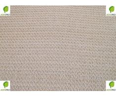 AGRIPRO Tenda a vela triangolare mt 5 beige da esterno rete ombreggiante giardino