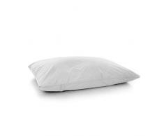 Avalon Cuscino Piccolo Puff Pouf Poltrona Sacco Imbottito 220L Tessuto antistrappo/Impermeabile con Sacca Interna Jive 130x90cm per Bambini Made in Italy Colore Bianco