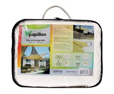 PAPILLON vela OMBREGGIANTE triangolare Bianca 5x5x5mt - giardino telo copertura tenda