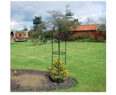 Generic.. Elisk climbing set-of-2 obelisco da giardino Obelis Support Roses Bin metal arco Oses metallo piante rampicanti tal ARC 1.9 m coppia alta coppia H..