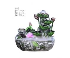 giardino roccioso acqua acquario decorazione ufficio feng shui fortunato rotary dribblare fontana umidificatore salotto aprendo i regali,nebulizzatore con rima