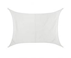 BB Sport Tenda Velo Sole 4m x 5m Cocco Rettangolare Vela Sole Ombreggiante 100% PES Protezione Solare UV 30+ Parasole Giardino Esterni