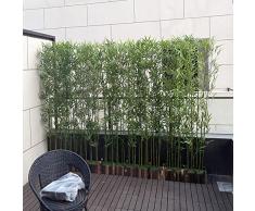 Bambù Piante Artificiali Bambù Della Pianta Artificiale Della Piattaforma del Patio del Balcone, Contesto Artificiale Della Parete Della Vegetazione del Recinto, Divisori Dellinterno del Salone, per