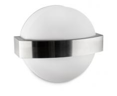 Philips 172534716 Applique, plastica e acciaio inox, Lampadina Inclusa