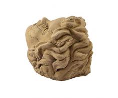 Arte 2000 - testa di putto in marmo biancone asiago scolpito a mano per fontana - art_ma-19-bi-02