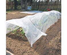 TENAX Early Tunnel, Mini Serra per Orto, 0,60x0,45x3 m, Tunnel Estensibile con Film Protettivo Trasparente e Archetti Metallici