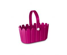 Emsa 513928 Landhaus Fioriera Cestino, 26 x 15 cm - 3.5 L, Fucsia