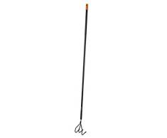 Fiskars Coltivatore, Per una preparazione e una cura ottimali delle aiuole, Lunghezza: 164 cm, Larghezza: 12 cm, Nero/Arancione, Solid, 1016034