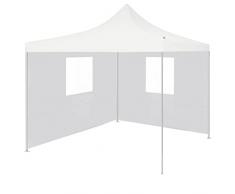 Gecheer Gazebo da Giardino Pieghevole Impermeabile con Pareti e Struttura in Acciaio 3x3m,Gazebo Pieghevole,Gazebo Impermeabile,Gazebo con Parete,Gazebo Richiudibile