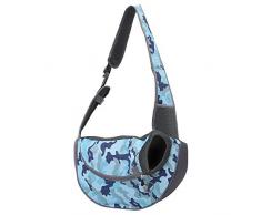 PETEMOO Borsa da Viaggio per Cani Trasportino da Passeggio Ideale per Cani o Gatti Piccola