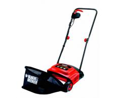 BLACK+DECKER Arieggiatore per Prato, Elettrico, Larghezza 30 cm, Capacità di raccolta 30 Litri, 600 W, GD300-QS