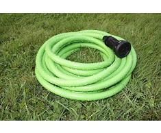 Magic Soft 15 MT-Tubo Estensibile Giardino Fino A 3 Volte La Sua Lunghezza Iniziale Tubo Elasticizzato Per giardino leggero Estensibile Flessibile Senza Nodi E Grovigli Tubo Irrigazione