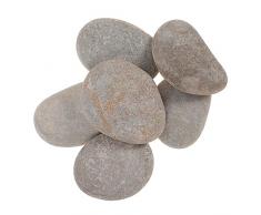 Sassi Da Dipingere Per Giardino E DIY | 20 Pietre Piatte E Lisce | Per Decorazioni, Acquari E Arte - Foto 2