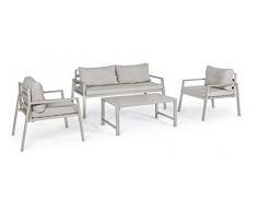 Bizzotto Salotto LORILLAND con CUSCINERIA AVORIOARREDO Giardino Esterno Relax