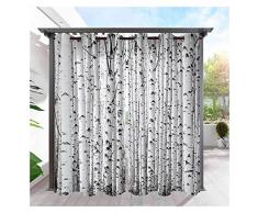 Tende for Esterni, Pannelli for Tende con Occhielli con Motivo A Fiocco Di Neve In Pioppo, Tende for La Privacy for Patio/Pergola/Gazebo/Portico/Cabana/Ponte ASPZQ ( Color : C , Size : 100W x 215H(cm)