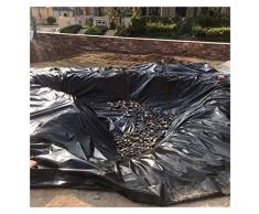 LXLIGHTS Telo per Laghetto, HDPE Impermeabile Resistente allo Strappo Nero Giardino Membrana Piscine per Fontane Piscine Cascata Flessibile Laghetto Fodera, Personalizzabile