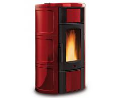 Stufa a Pellet Nordica mod. Iside Idro 20,1 Kw versione Bordeaux