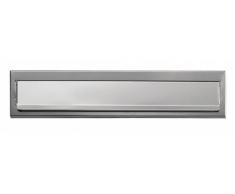 ARREGUI C601 Copri fessura buca delle lettere in Acciaio per Porte o Cancelli Esterni, Portalettere Esterne, Apertura 23 x 3 cm, Resistente alle Intemperie, Misura 24,8 x 7,3 cm, Inox