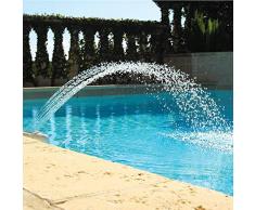 Bseical Cascata Piscina Fuori Terra, Fontana Piscina Cascata, Accessori Piscina Cascata, Cascata Laghetto da Giardino, Accessori Piscina Cascata per Piscina Esterna Tubo Doccia Piscina