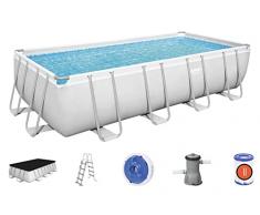 Bestway 56670-3 Piscina Fuori Terra Power Steel da 488x244x122 cm