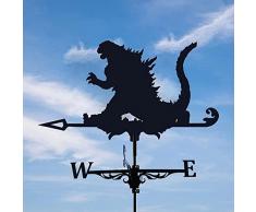 WENCY Segnavento da Giardino allaperto Segnavento in Metallo Segnavento in Metallo Decorazione for Tetto da Cortile, indicante Lo Strumento di misurazione della direzione del Vento (Color : C)