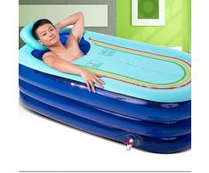 Wing Piscina Idromassaggio Gonfiabile, Gonfiabile Vasca da Bagno, Vasca Gonfiabile Adulti, Jacuzzi da Esterno con Pompa Ad Aria(168x78x48 CM)
