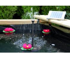 PK - Pompa solare per fontana d'acqua, con pannello di 70 cm