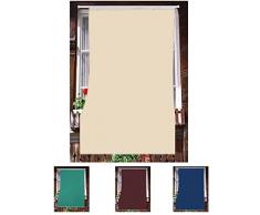 Corredocasa Tenda da Sole da Esterno per Balcone/Terrazzo/Veranda con Anelli e Ganci per Applicazione, Resistente e Lavabile, 100% Poliestere, Tinta Unita (Beige, 200x300 cm)