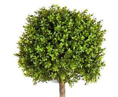 artplants.de Bosso Artificiale Tom, 1190 Foglie, 105cm, Ø 40cm - Cespuglio Decorativo/Albero di bosso