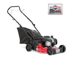 Sprint 460P Tagliaerba Semovente a Spinta a Benzina da 46 cm/18 con Motore Briggs & Stratton 450E Series, Rosso Scuro