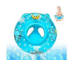 Bambino Salvagente,Anello di Nuoto Salvagente Neonato Seggiolino Piscina per Bambini Airbag Anello Salvagente per 6 a 36 Mesi I Bambini Anello di Nuoto Piscina