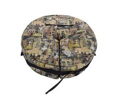 Piedistallo Ombrellone Ombrello Base Peso Borsa Parasole pieghevole pieghevole antivento con supporto per cerniera pesante 46CM