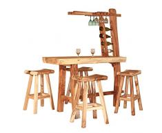 Vintage Line Set di mobili da giardino in legno di teak